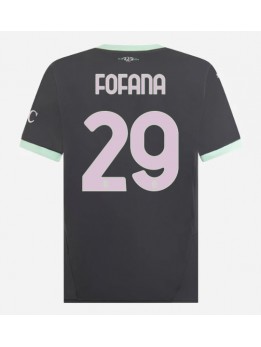 AC Milan Youssouf Fofana #29 Ausweichtrikot 2024-25 Kurzarm